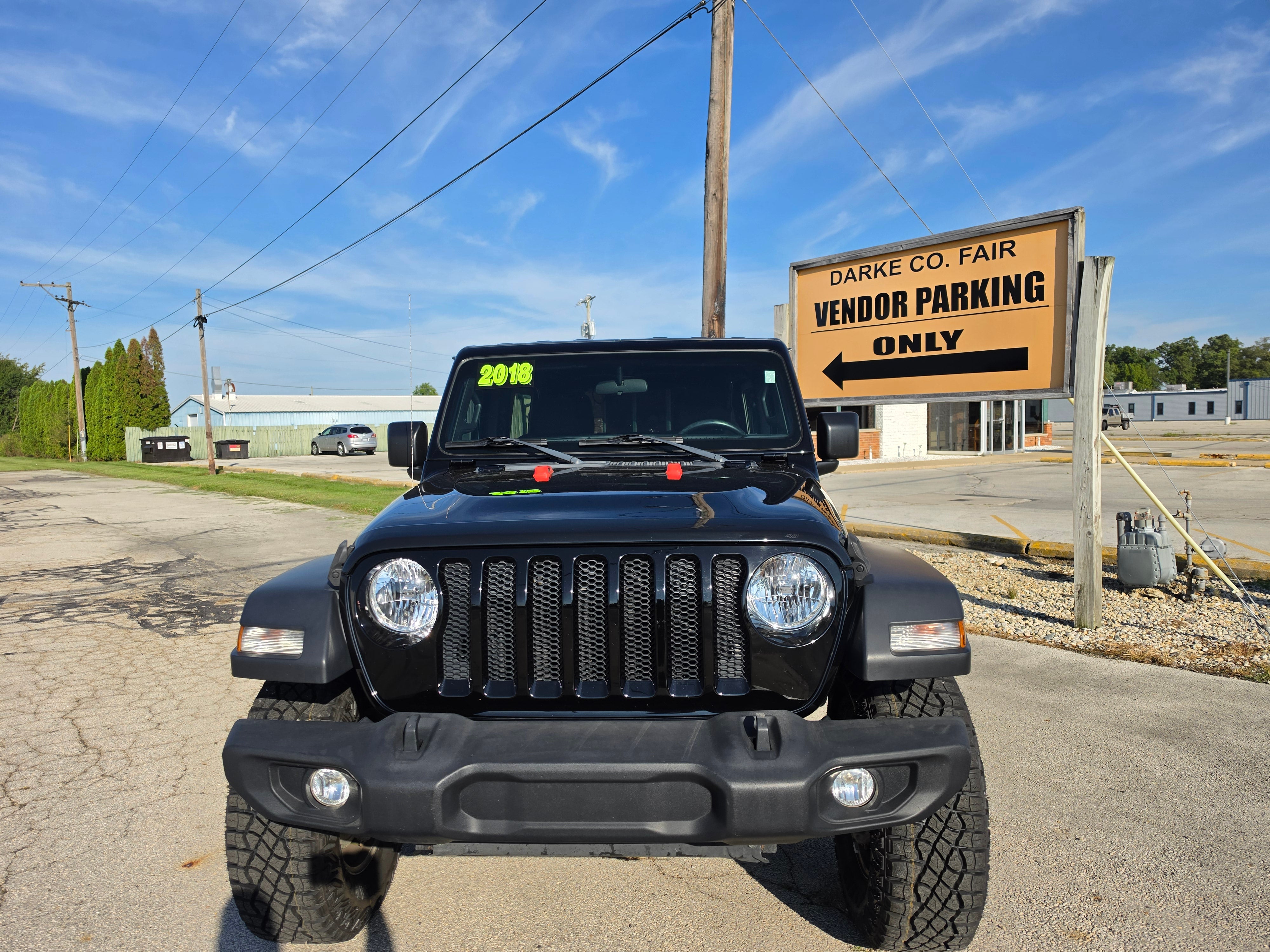 Used 2018 Jeep All-New Wrangler Unlimited Sport S with VIN 1C4HJXDG6JW212772 for sale in Greenville, OH